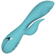Силіконовий кролик вібратор для клітора блакитного кольору CalExotics Santa Monica