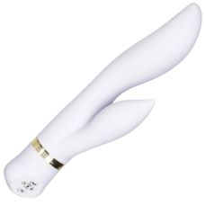 Кролик вібратор з відростком для клітора білого кольору CalExotics Spellbound Wave