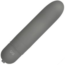 Вибропуля для стимуляции клитора серого цвета Perlesque Lyra