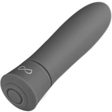 Вибропуля для стимуляции клитора серого цвета Perlesque Rhea 