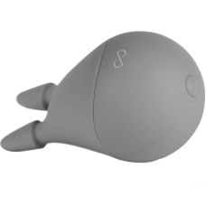 Клиторальный силиконовый стимулятор серого цвета Perlesque Eris 