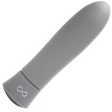 Вибропуля для стимуляции клитора серого цвета Perlesque Eirene 