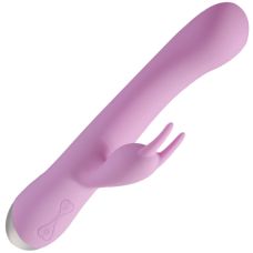 Вибратор с отростком для клитора фиолетового цвета Winyi Gentle boy 