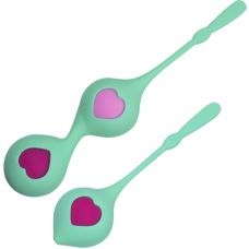 Набір вагінальних кульок зеленого кольору Winyi Best training 2 штуки