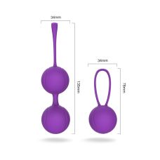 Набор вагинальных шариков фиолетового цвета Winyi Pleasure