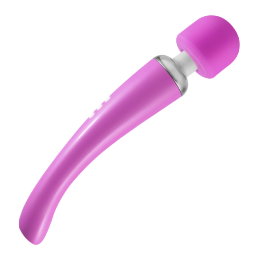 Вибромассажер Ванд универсальный в виде микрофона розового цвета Winyi Love Magic