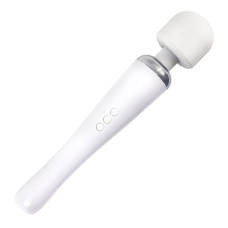 Вибромассажер Ванд универсальный в виде микрофона белого цвета Winyi