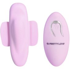 Вібротрусики для клітора з пультом дистанційного керування колір ніжно-рожевий Winyi Fashion Riddle 12 режимів вібрації