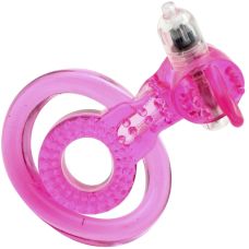 Ерекційне віброкільце на пеніс рожевого кольору Winyi Best lover