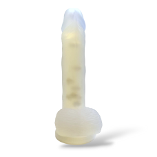 Фаллоимитатор реалистичный на присоске полупрозрачный Cottelli Collection Purple firefly