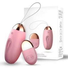 Виброяйцо вагинальное с пультом ДУ цвет розовый Cottelli Collection Little Whale