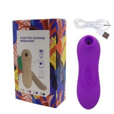 Вакуумний стимулятор клітора фіолетовий Cottelli Collection Active head