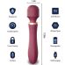 Вібромасажер мікрофон для стимуляції клітора бордовий Lilo 360°