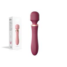 Вібромасажер мікрофон для стимуляції клітора бордовий Lilo 360°