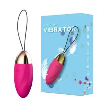 Віброяйце вагінальне колір яскравий рожевий Cottelli Collection USB EGG