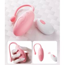 Вагинальное виброяйцо с пультом ДУ цвет розовый Cottelli Collection Monster egg