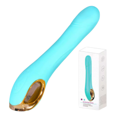 Вагинальный вибратор голубой Cottelli Collection Real feel 