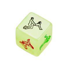 Гральний кубик Пози світиться у темряві Easy Life BDSM Desire