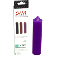 БДСМ свеча для игр с воском цвет фиолетовый Aphrodisia Fetish drip 