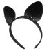 Кокетливые ушки кошечки на гибком ободке черные Easy Life BDSM Desire Playful Cat