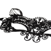 Ажурная маска на глаза с ушками черного цвета Easy Life BDSM Desire