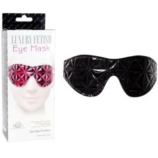 БДСМ маска для ролевых игр лаковая черная Aphrodisia