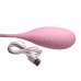 Двойной вибратор Виброяйцо вагинальное с вакуумной клиторальной стимуляцией розового цвета Tide bird