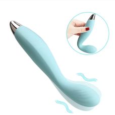 Вагінальний вібратор та для точки G блакитний Blue massager Flamingo