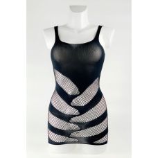 Очаровательное мини платье сетка в черном цвете Cindylove Bianca размеры S/M/L