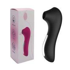 Вакуумний стимулятор для клітора колір чорний Tourist Little tourist