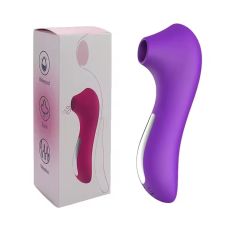 Вакуумний стимулятор для клітора колір фіолетовий Tourist Little tourist
