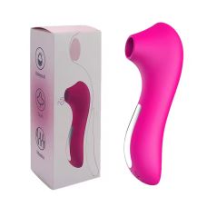 Вакуумний стимулятор для клітора колір яскравий рожевий Tourist Little tourist