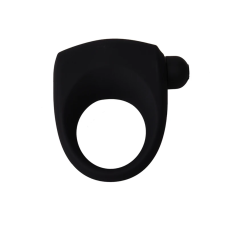 Эрекционное виброкольцо на член силиконовое черного цвета Sexy desires