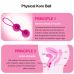 Вагинальные шарики розового цвета Vaginal Dumbbell Bolas 