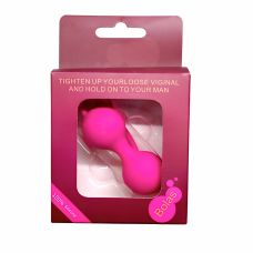 Вагинальные шарики розового цвета Vaginal Dumbbell Bolas 