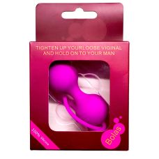 Вагинальные шарики фиолетового цвета Vaginal Dumbbell Bolas 