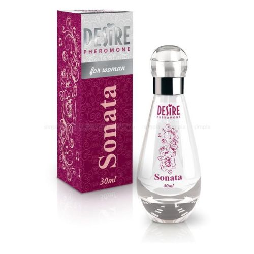 Духи-спрей женские с феромонами DESIRE De Luxe Platinum SONATA 30 мл цветочно-амбровый аромат