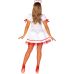 Костюм непослушной медсестры для ролевых игр белого цвета с красным Leg Avenue размер S