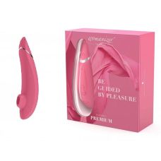 Безконтактний вакуумний кліторальний стимулятор рожевий Womanizer Premium 
