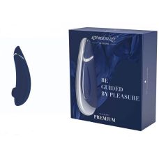 Безконтактний вакуумний кліторальний стимулятор синій Womanizer Premium 