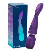 Вібромасажер ванд для стимуляції інтимних зон фіолетовий Wand by We-Vibe