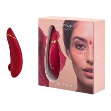 Безконтактний вакуумний кліторальний стимулятор червоний Womanizer Premium