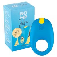 Эрекционное кольцо с вибростимуляцией клитора Romp Juke синие