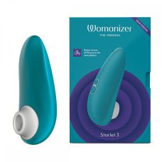 Вакуумный бесконтактный стимулятор для клитора Бирюзовый Womanizer Starlet 3