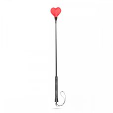 Стек сердечко красного цвета на длинной черной ручке Loveshop Whipped