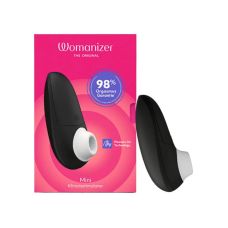 Вакуумний міні стимулятор клітора чорний Womanizer Mini 2