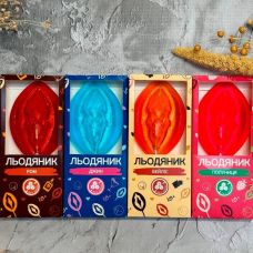 Льодяник на паличці у формі вагіни зі смаком Полуниці VidDushi SHE 17 гр