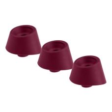 Сменные насадки для Womanizer Duo бордового цвета размер М 3 штуки