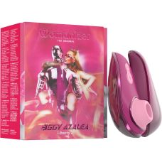 Вакуумный клиторальный стимулятор в защитном боксе розового цвета Womanizer Liberty 2 Iggy Azalea