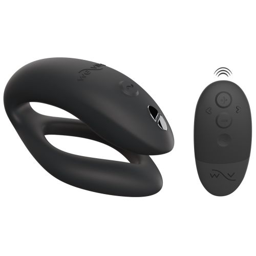 Колекційний набір секс іграшок вакуумний стимулятор та вібратор для пар чорний Womanizer Next + We-Vibe Sync O